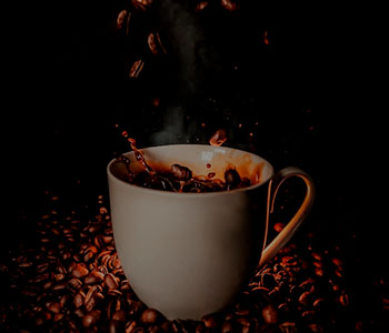 Xícara de café com café gourmet